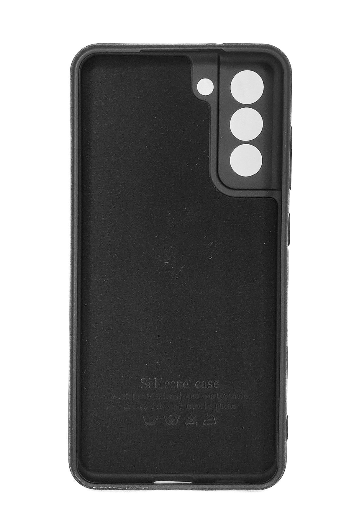 Protectores para celular  para Samsung  S21 Fe Funda de silicona con felpa Negro